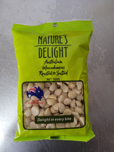 Australian Macadmias Roasted and Salted