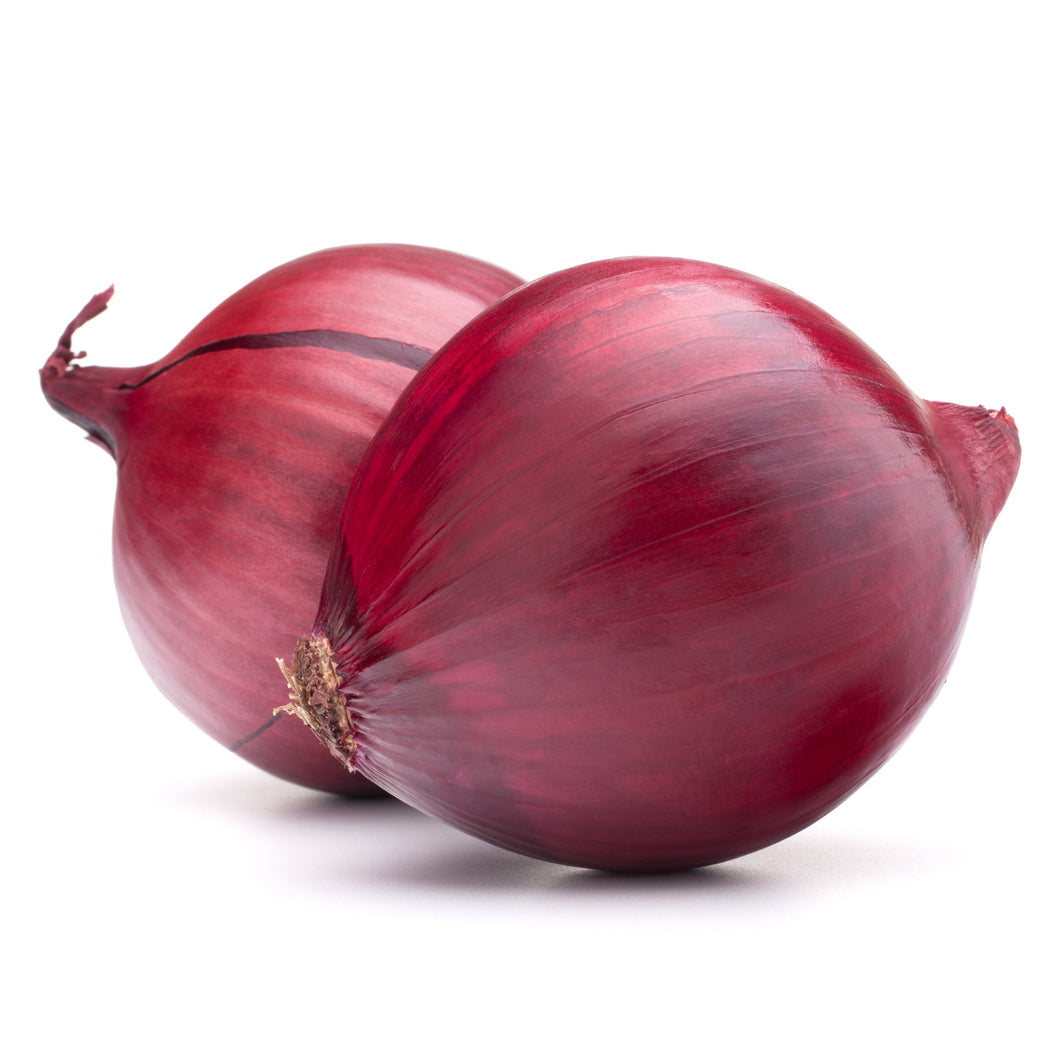 A Red onion